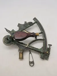Original Dansk Antik Sekstant messing