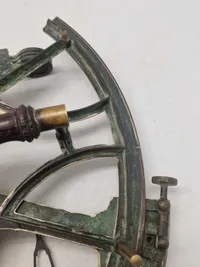 Original Dansk Antik Sekstant messing