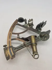 Original Dansk Antik Sekstant messing