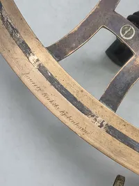 Original Dansk Antik Sekstant messing