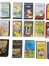 Samling Tintin VHS