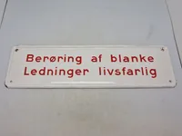 Originalt Emaljeskilt