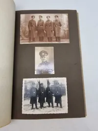 Originalt Tysk fotoalbum WW2 godt udfyldt