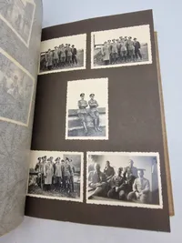 Originalt Tysk fotoalbum WW2 godt udfyldt