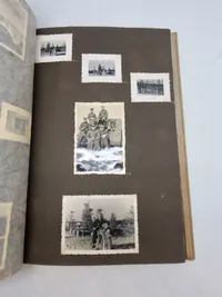 Originalt Tysk fotoalbum WW2 godt udfyldt