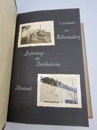 Originalt Tysk fotoalbum WW2 godt udfyldt