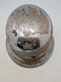 Original Tysk M42 Hjelm, forkromet