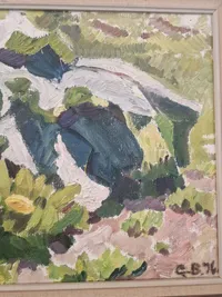 Vordingborg-maleren Gertrud Marie Egede Boberg ( 1907 - 1997)