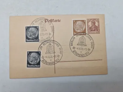 Originalt Tysk  Olympiade postkort 1936