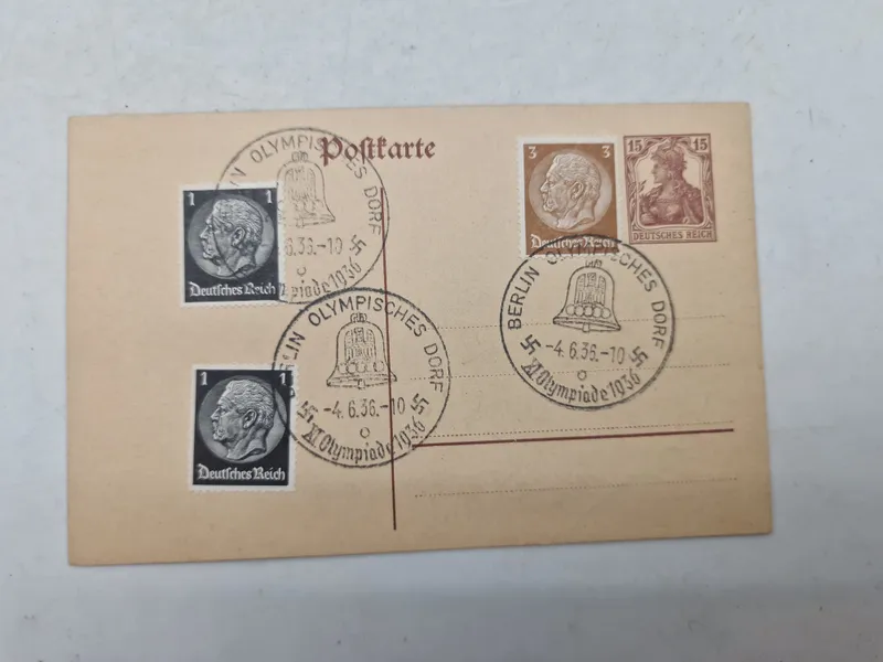 Originalt Tysk  Olympiade postkort 1936