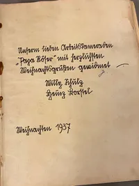 Originalt WW2 Adolf Hitler samlerhæfte