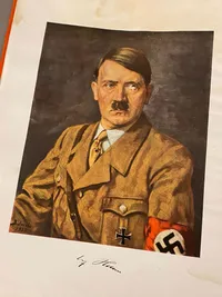 Originalt WW2 Adolf Hitler samlerhæfte