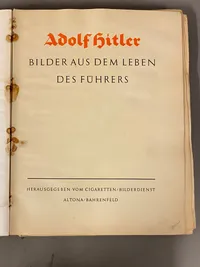 Originalt WW2 Adolf Hitler samlerhæfte