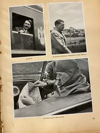 Originalt WW2 Adolf Hitler samlerhæfte