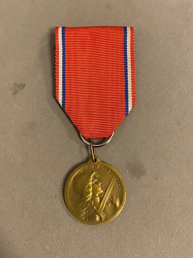 Original Fransk medalje, Verdun