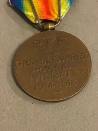 Original Fransk medalje, Victory WW1