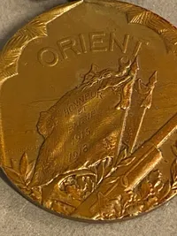 Original Fransk medalje