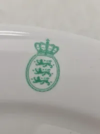 Originale tallerkner fra det danske politi
