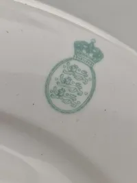 Original tallerken fra det danske politi