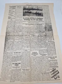 Lot originale blade og aviser, plakat genoptryk
