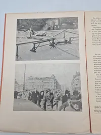 Lot originale blade og aviser, plakat genoptryk