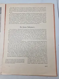 Lot originale blade og aviser, plakat genoptryk