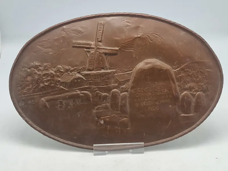 Original plakette fra genforeningen i 1920
