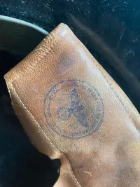 Original tysk M/1916 hjelm med postwar decaler og senere indmad
