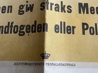 “Livsfare” plakat - genoptryk