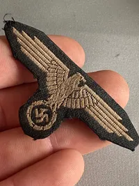Original Waffen-SS stoførn for skråhue