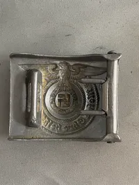 Waffen-SS bæktespænde - veludført Postwar
