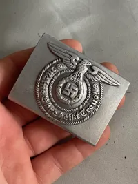 Waffen-SS bæktespænde - veludført Postwar