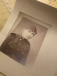 Originalt Frikorps Danmark brevlot. Chr. Ingemann Christiansen. en tom kuvert - 1 SS foldebrev og 17 løse breve. Alle fra tiden Nov. 1941 - april 1943