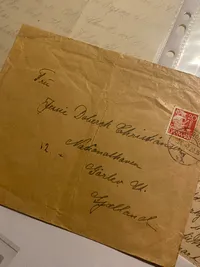 Originalt Frikorps Danmark brevlot. Chr. Ingemann Christiansen. en tom kuvert - 1 SS foldebrev og 17 løse breve. Alle fra tiden Nov. 1941 - april 1943