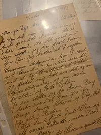 Originalt Frikorps Danmark brevlot. Chr. Ingemann Christiansen. en tom kuvert - 1 SS foldebrev og 17 løse breve. Alle fra tiden Nov. 1941 - april 1943
