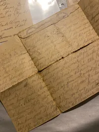 Originalt Frikorps Danmark brevlot. Chr. Ingemann Christiansen. en tom kuvert - 1 SS foldebrev og 17 løse breve. Alle fra tiden Nov. 1941 - april 1943