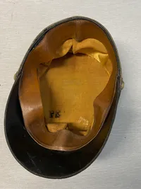 Original dansk model 1915 kepi - flot stemplet og dateret