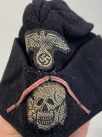 Tysk SS panzer skråhue - Postwar