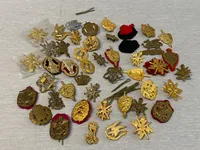 Samling danske regiments mærker