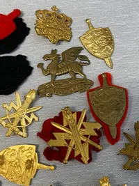 Samling danske regiments mærker