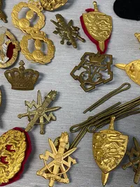 Samling danske regiments mærker