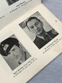Sjælden originalt efterlysnings hæfte på danske SS’ere, krigsforbrydere mm.
