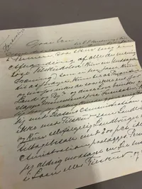 2 originale breve fra medlem af Landbrugernes Sammenslutning der var en del af det Danske Nazist parti