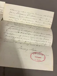2 originale breve fra medlem af Landbrugernes Sammenslutning der var en del af det Danske Nazist parti