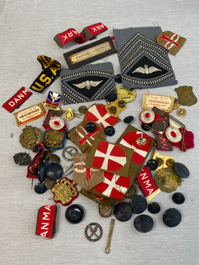 Samling danske mærker mm.