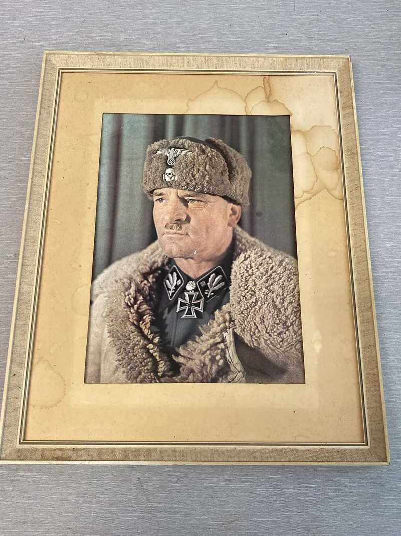 Stort foto af Sepp Dietrich - ww2