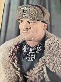 Stort foto af Sepp Dietrich - ww2