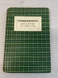 Originalt eksemplar af Führerworte