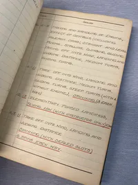 Original Engelsk Royal air force  logbog for pilot - fra 1930’erne, godt udfyldt