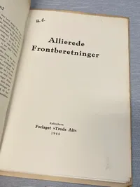 Originale ww2 hæfter